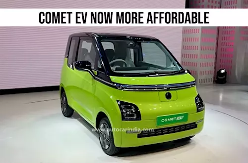 Top-spec MG Comet EV now cheaper by Rs 1.40 lakh